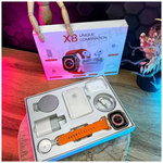 Combo Reloj Watch X8 Ultra + Audifonos pro + Power Bank