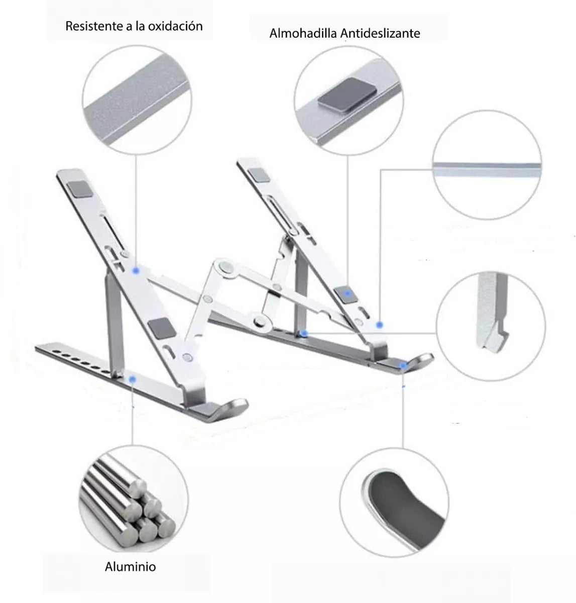 COMBO BASE PARA PC + HOLDER PARA CELULAR
