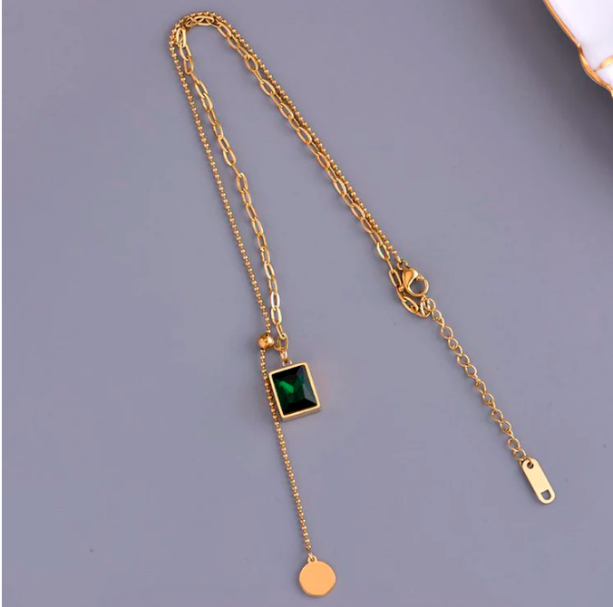 COLLAR ESMERALDA REAL ¡PRODUCTO TOP!