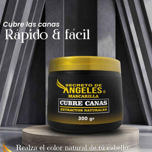 MASCARILLA CUBRE CANAS SECRETO ANGELES