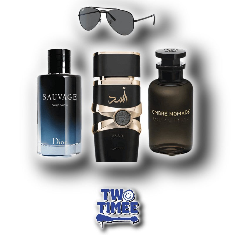 Promo sauvage,asad,ombre + gafas